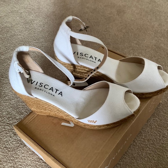 Viscata Barcelona size 38 (7.5-8) white - Picture 1 of 16